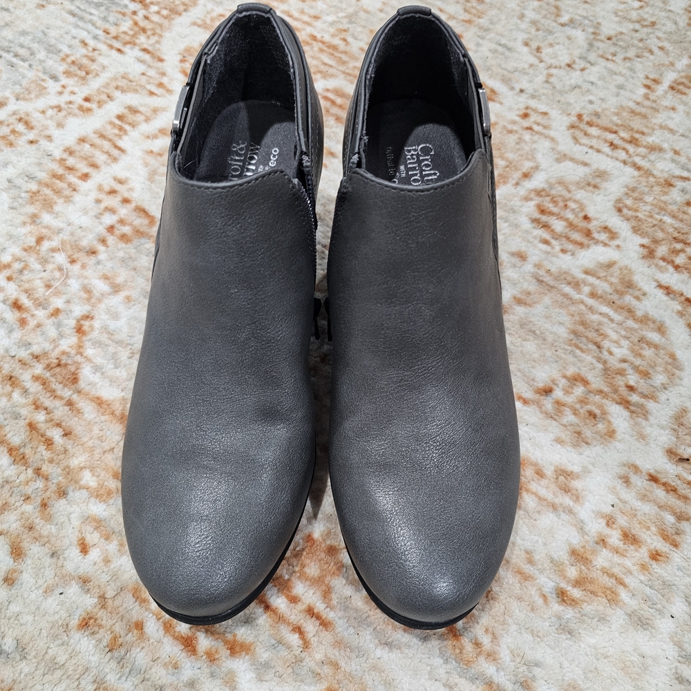 Croft & Barrow Women's Gray Ankle Booties